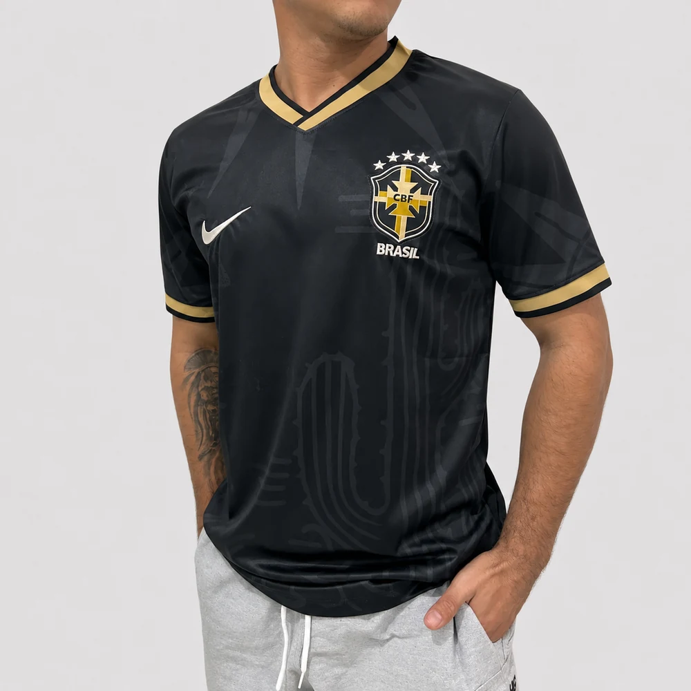 Camisa especial preta do Brasil